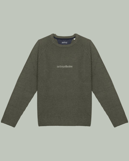 KNIT PULLOVER KHAKI