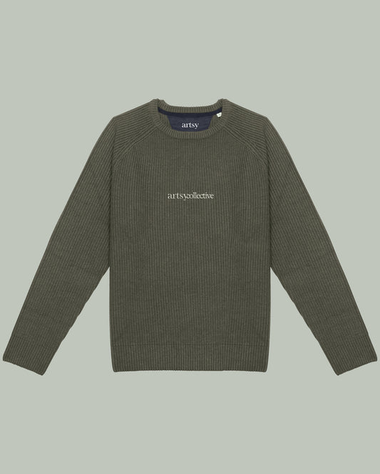 KNIT PULLOVER KHAKI