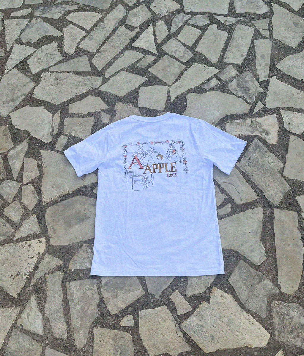 SUMMER APPLE TEE WHITE