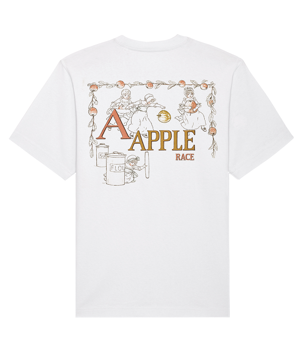 SUMMER APPLE TEE WHITE