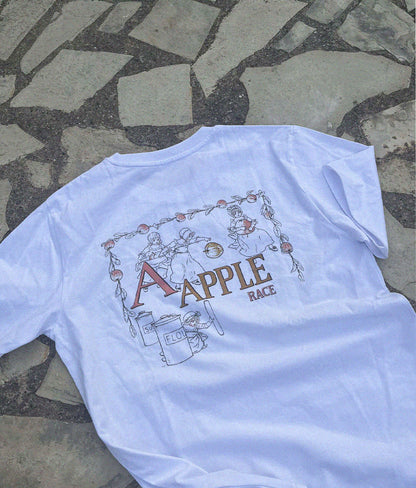 SUMMER APPLE TEE WHITE